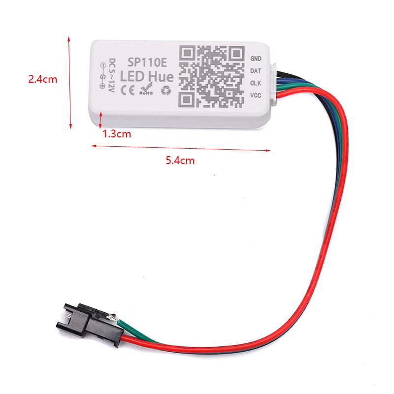 DC5-12V SP110E Bluetooth LED-kontroller för LED-list LED-kontroller