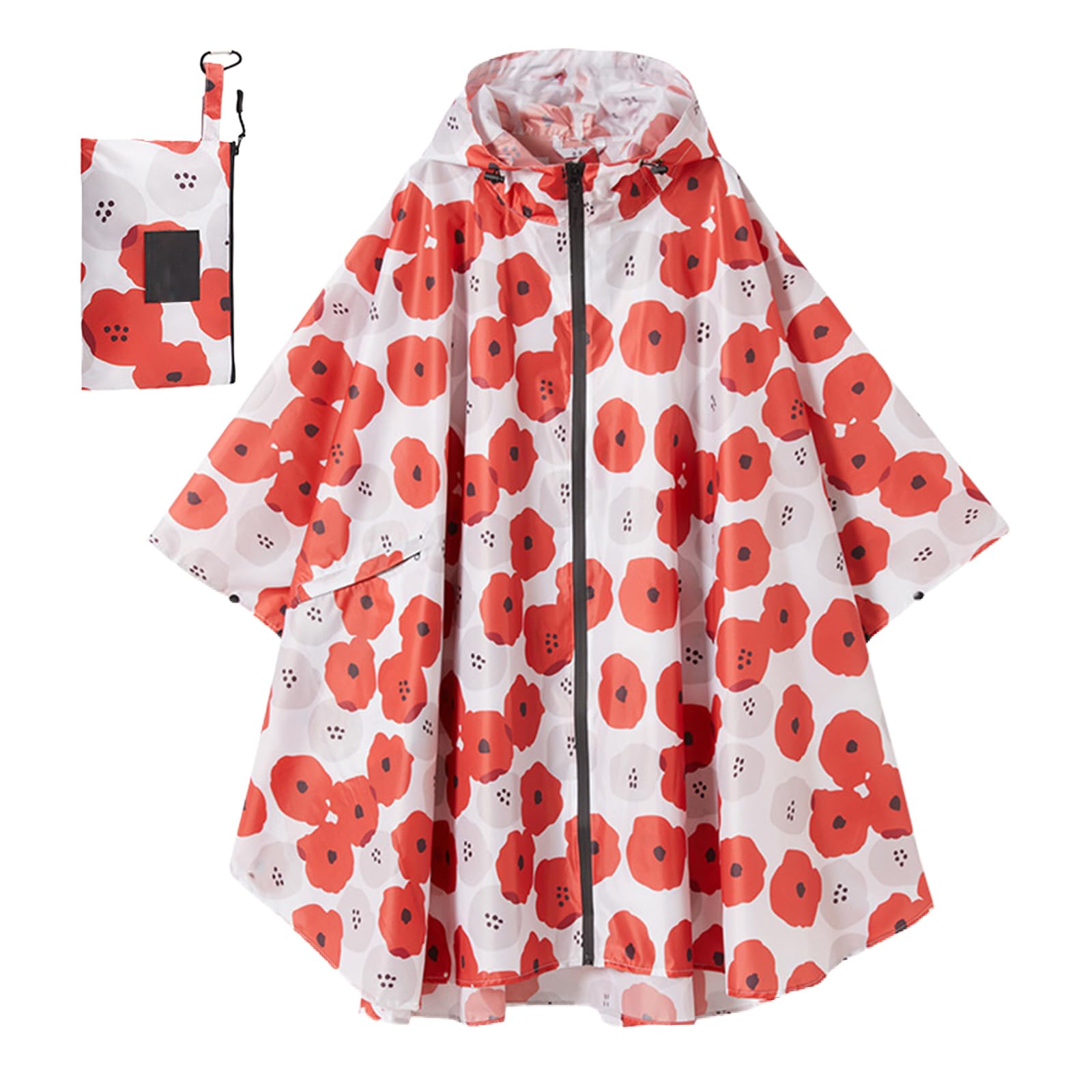 

Дождевик Tiricky для водонепроницаемости и идеально подходит для поездок в школу или и включает в себя хранение Унисекс Женский Ультралегкий Велосипедный,