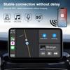 Wireless CarPlay Adapter for Wired To Wireless Iphone Auto Dongle BT5.0 2.4G&5G WiFi with USB C OTG Converter for IOS