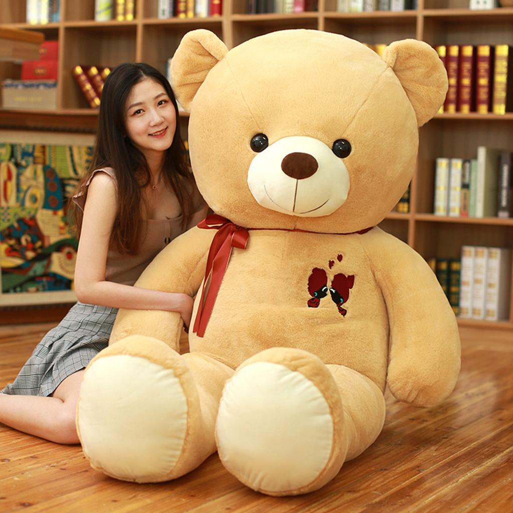 Muñeco Oso Bufanda Muñeco Oso Confesión Grande Regalo Oso Grande Oso de Abrazo para Dormir Muñeco de Trapo