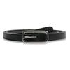 Slim Square Belt In Black