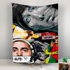 Tapestry Eminem Slim Shady Collage My Name Is Rapper Poster Wall Art for Man Cave