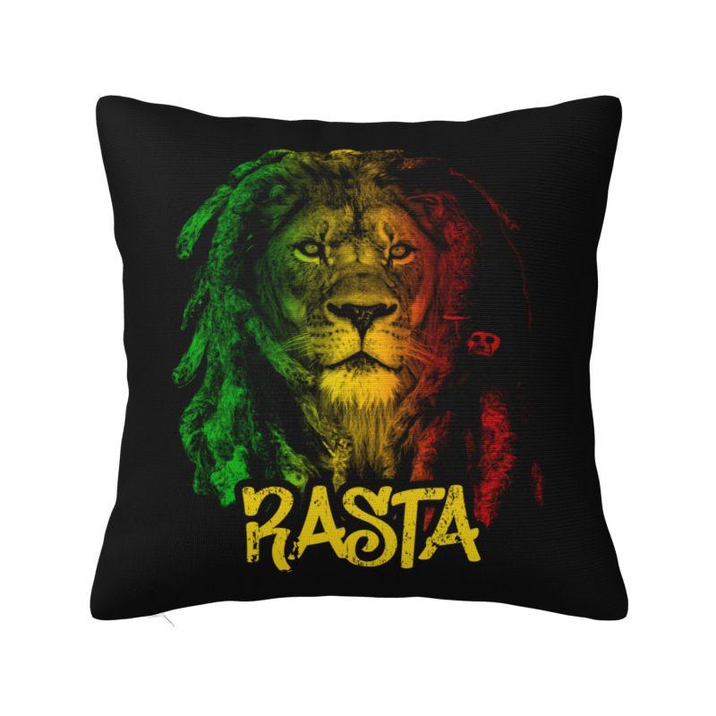 Custom Jamaican Rasta Flag Pillow Covers Home Decorative Fashion Jamaica Pride Chair Cushion Square Pillowcase