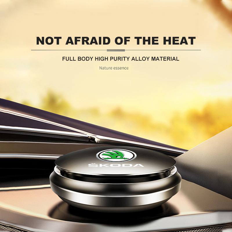 1Pcs Car Air Freshener Cologne Fragrance Mini Diffuser Fresh Smell Adornos For Skoda Octavia Superb Rapid Kodiaq Karoq Fabia Kamiq Roomster Citigo