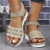 Women Wedges Sandals Summer New Fashion Women Sandals Plus Size Elegant Slip On Slippers Casual Footwear Sandals Shoes for Women