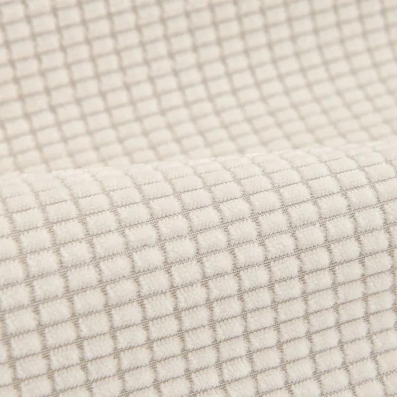 1PC Jacquard Sofa Mat Cover Solid Color L-shaped Sofa Towel Water Repellent Anti-Slip Couch Slipcovers for Living Room Hotel