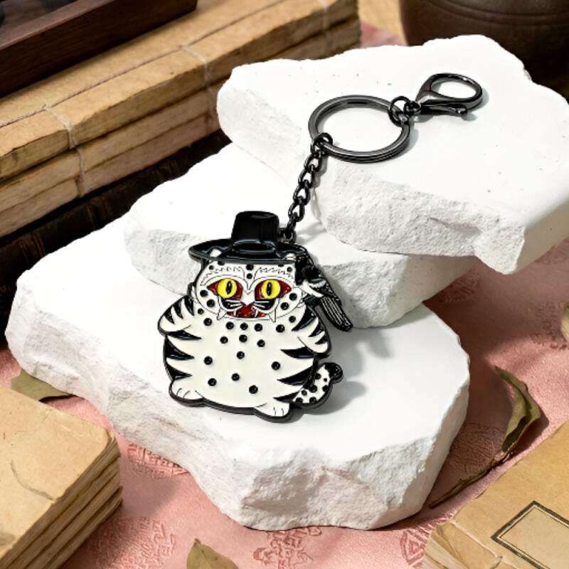 Hojakdo Metal Keychain Magpie Tiger Hojakdo Goods National Park