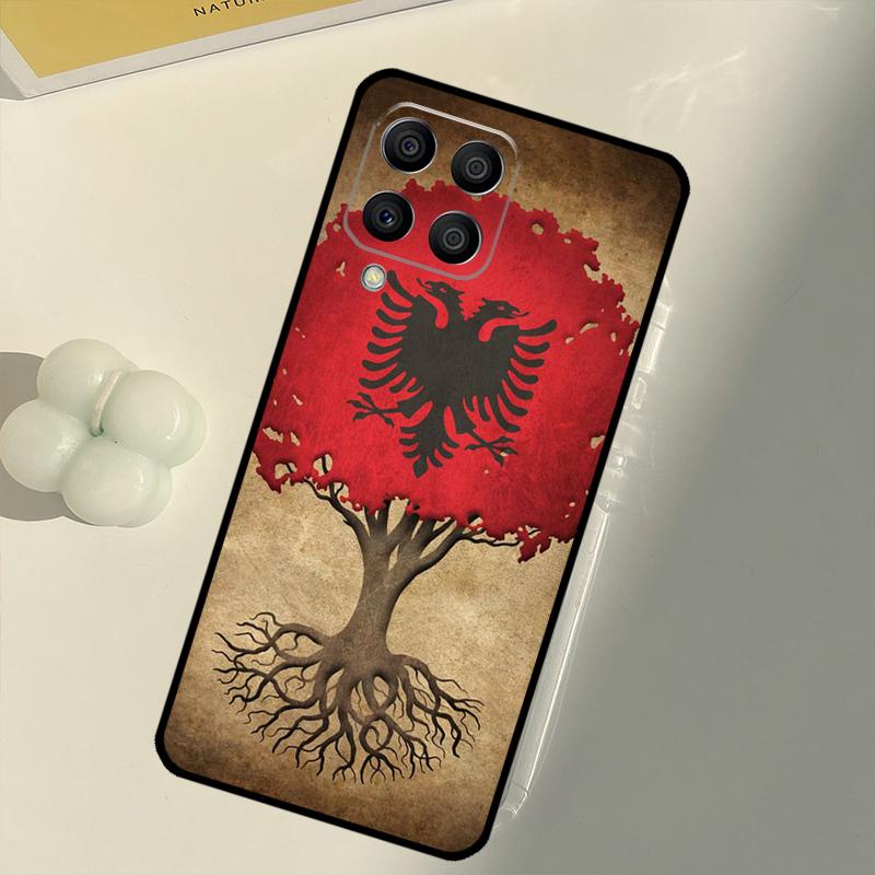 Albania Flag For Samsung Galaxy M16 M06 M12 M55 M15 M35 M14 M34 M54 M11 M21 M31 M13 M33 M53 M32 M52 Case