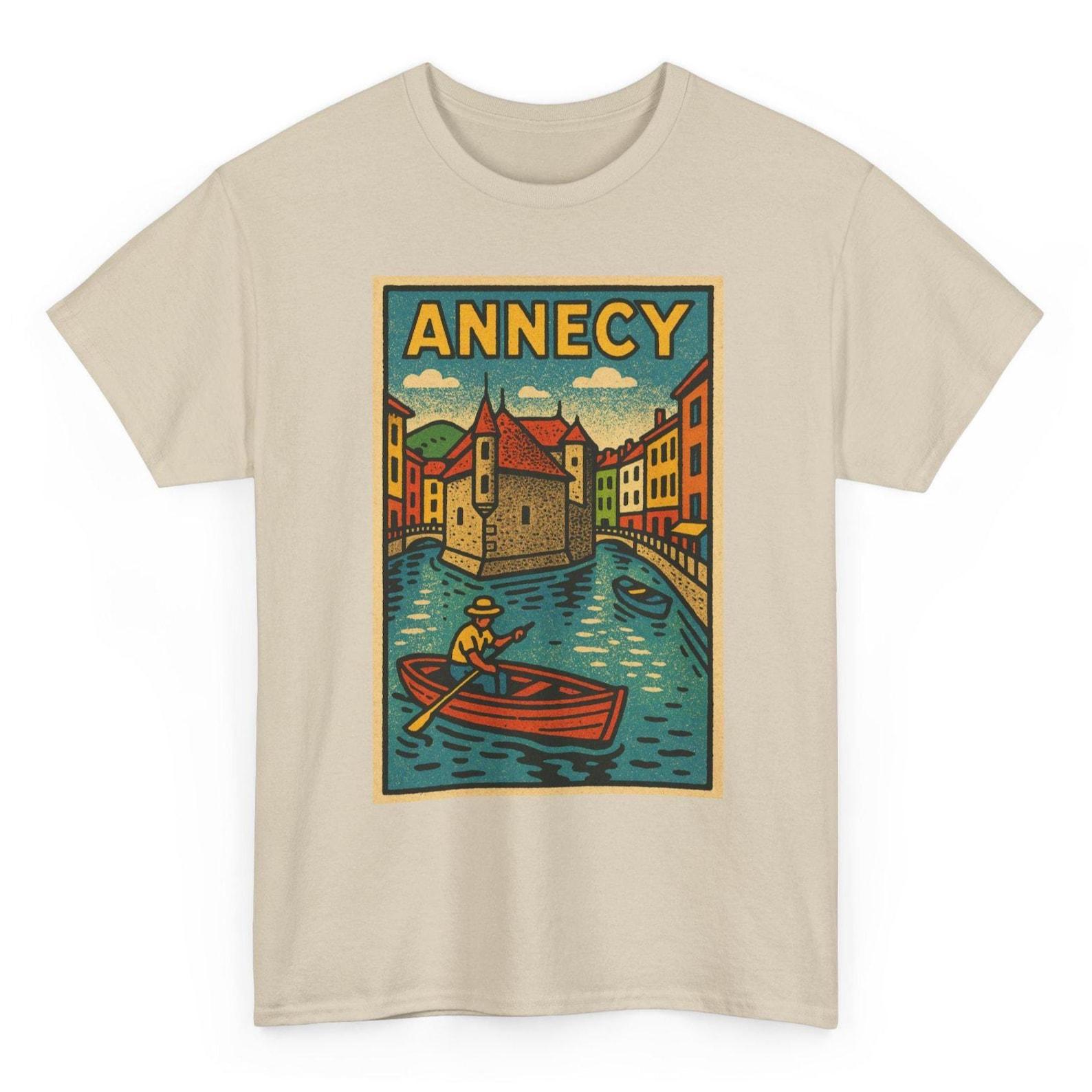 Annecy T-Shirt Unisex: Retro France Tee 4XL
