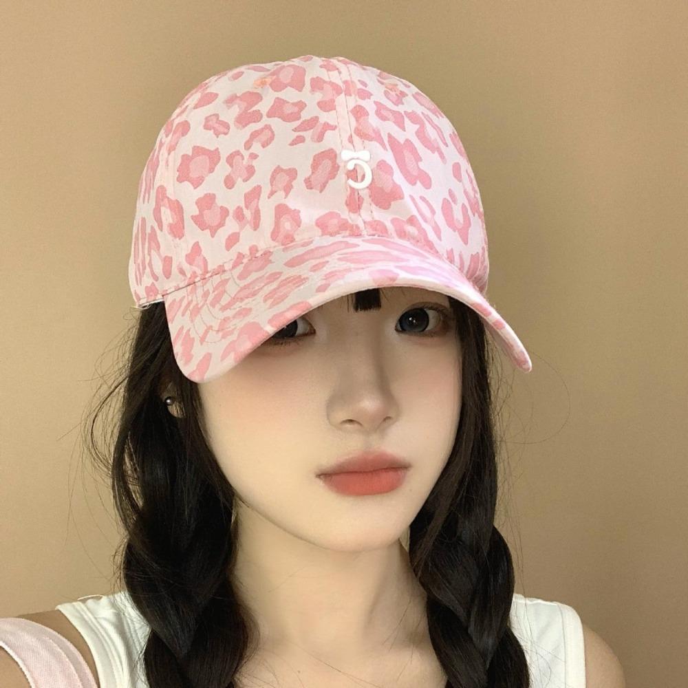 Peaked Leopard Print Hat Creative Cotton Baseball Cap Versatile Leopard Print Baseball Cap  Girl