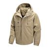 Giacca Casual Nuova per Primavera e Autunno Giacca con Cappuccio Giacca da Uomo Uomo