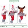 Christmas Cartoon Curtain Buckle Santa Claus Snowman Elk Christmas Curtain Accessories Home Hotel New Year Christmas Decoration