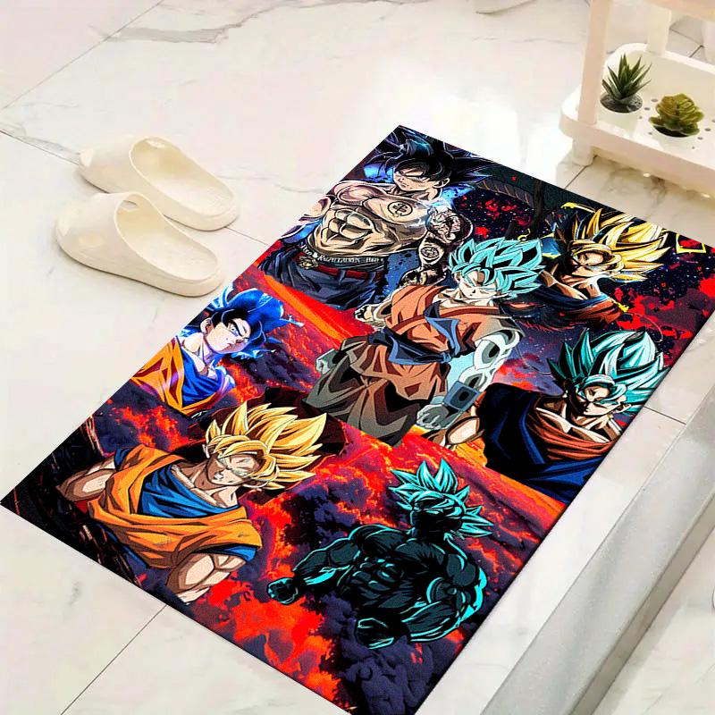 Son Goku Carpet Rug for Living Room Bedroom Home Sofa Decoration,Kids play Non-slip Floor Mat