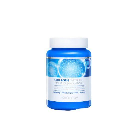 Farmstay Collagen Water Full Moist Cream Ampoule Deep Hydrating & Firming Serum Set (250ml x 3)