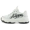 Kappa Fabric Synthetic Leather Thick Sole Sports Casual Shoes Shock Absorbing Non-Slip Wear-Resistant Low Top Lifestyle Unisex sneakers K0BW5MM71D-012