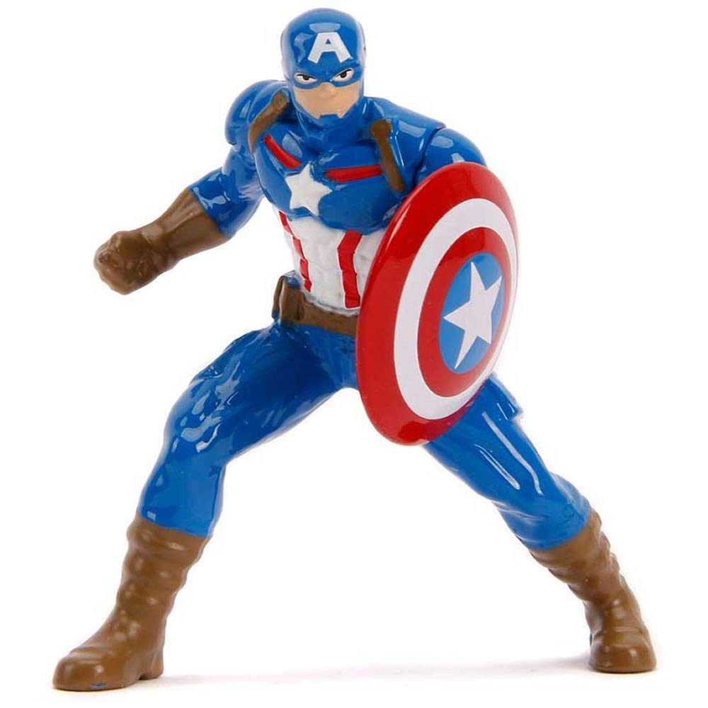 JADA TOYS JADA TOYS Mini Car Size HWR Marvel 2006 Ford Mustang GT America 26067 1/24 W/Captain