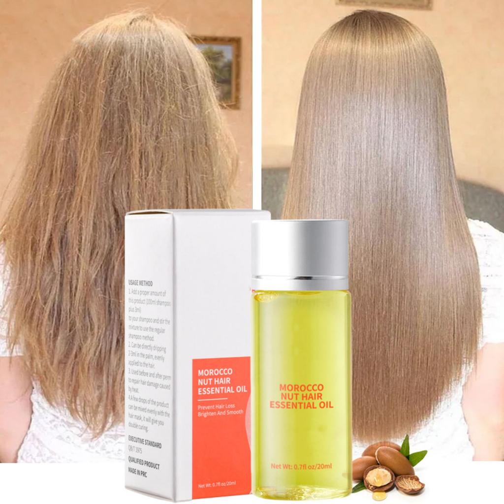 Nut Hair Care Oil Softens Rough Hair And Split Ends Hair Care Oil 20ML