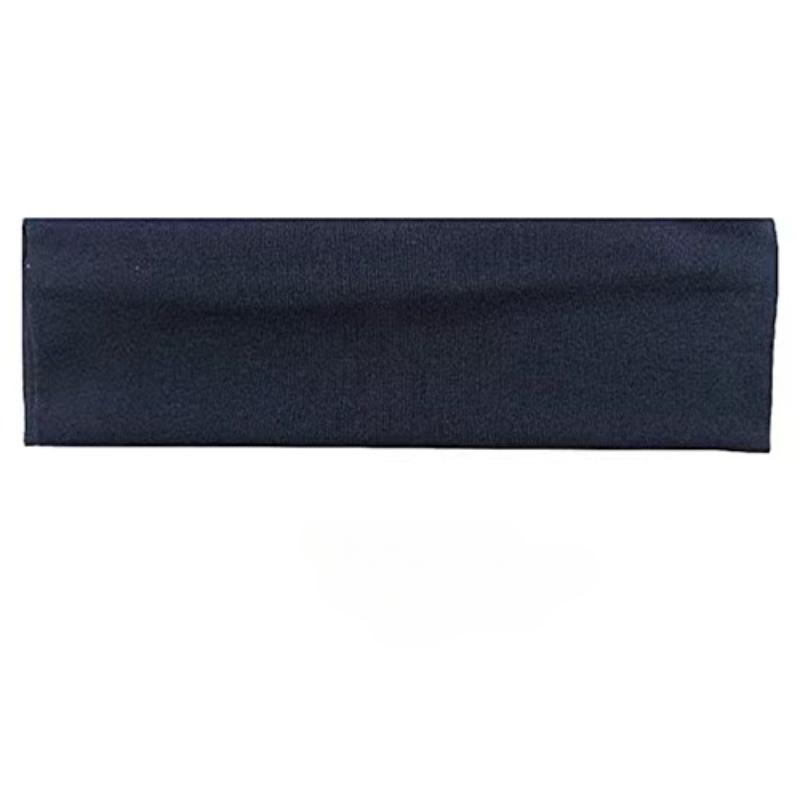 

Мягкая женская эластичная эластичная повязка на голову для бега, широкая повязка на голову для йоги, тюрбан темно-синий