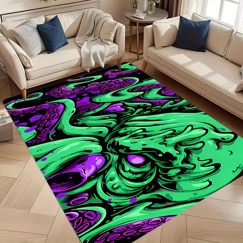 Octopus Tentacle Carpet Mat Rug Home Decoration Living Room Bedroom Floor Decor Ocean Style Non Slip Rugs Rugs for Bedroom Decor