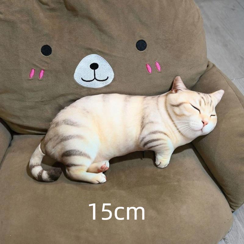 3D Printed Pig Stuffed Plush Pillow Realistic Soft Skin Friendly Fabric Cute Cushion for Sofa Bed Holiday Gift for Kids