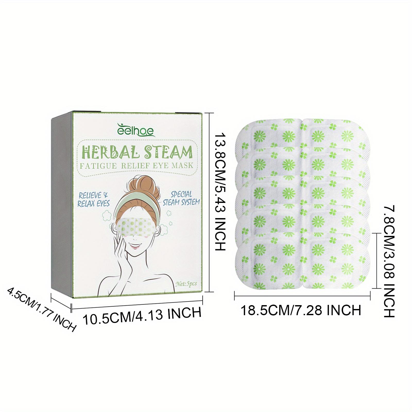 

Паровая маска для глаз Herbal Essence - снимает усталость и дискомфорт глаз - Премиум горячая маска для релаксации и сна