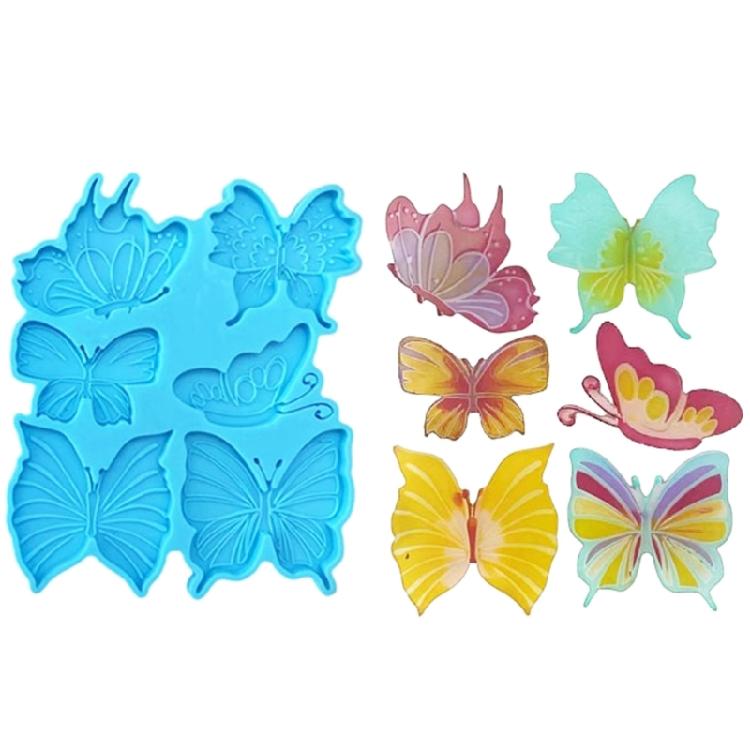 

Butterfly Shape Pendant Moulds Epoxy Mold Perfect for Creating Jewelry Keychains 1