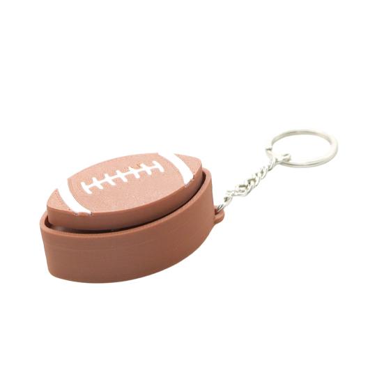 

Keychain Pendant 3D Printing Precision Texture Football Basketball Tennis Sport Themed Key Chain Stress Relief Accessory B