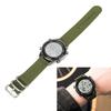 Men Digital Sports Watch Rainproof Alarm Countdown Dual Time Zone Nylon Strap Digital Watch with Stopwatch for Outdoor