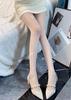 1 Pc Butterfly Multicolor Leg Slimming Pantyhose For Women, Suitable For Office/Date/Party/Daily Wear/Wedding/Campus/Brunch/N