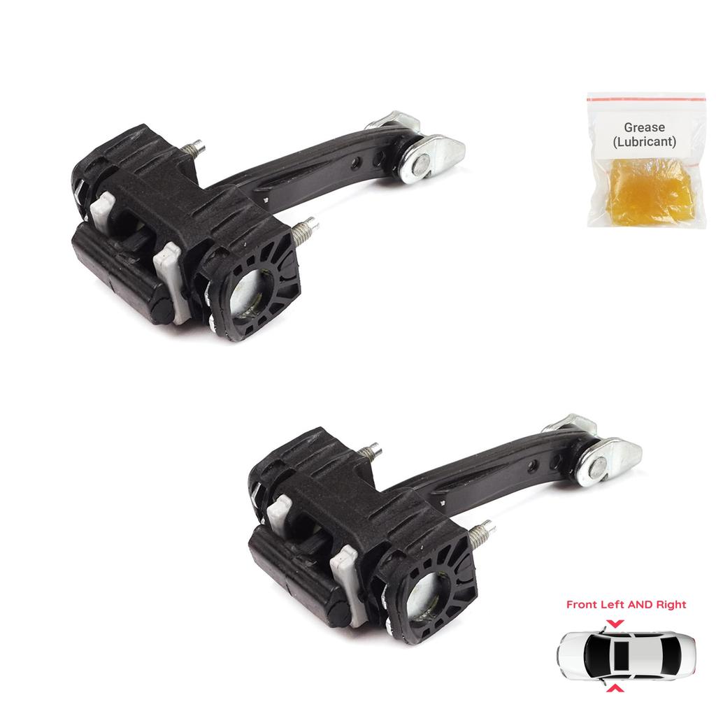 BDP759-1 2 stycken Framvänster OCH Höger Dörrstoppare Gångjärnsbroms StoppkontrollRem Begränsare för Peugeot 407 6E 6D 2004-2011 4/5 Dörr 9181J0