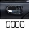 For Mitsubishi Outlander Sport   Carbon Fiber Inner Door Handle Trim