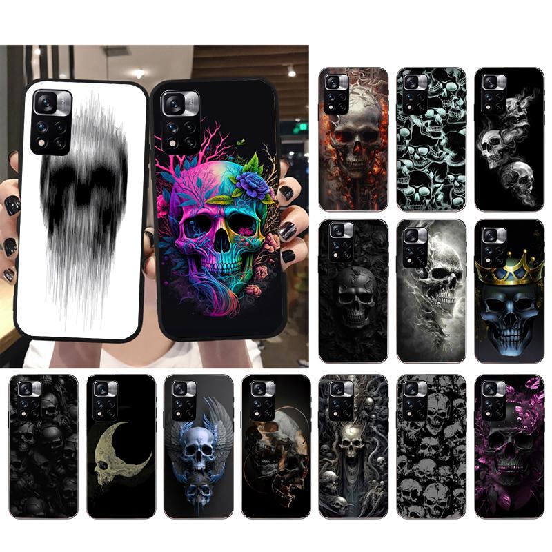 Skull Art Phone Case For Xiaomi Redmi note 13 12 Pro 11S 11 10 Pro 12S Redmi 13C 10 A1 A2 A3