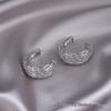European American Style Luxury Stud Earrings: Elegant Cross-border Niche Hoops, Versatile Celebrity-inspired Accessories