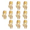 SMA Socket, 10pcs SMA Female Connector Brass SMA Female Base Socket   PCB Mount 50 Ohm RF Connectors, SMA   Optic Connectors