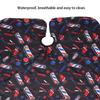 Fashionable Barber Shop Hairdressing Cape Hair Cutting Apron Hair Beauty Tool 160x140cm (Black)