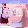 Kuromi Cartoon Girls Backpack With Large Capacity And Lightweight Design For School Students