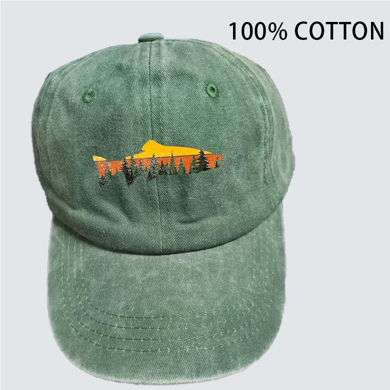 

Retro washed outdoor baseball cap - Adjustable, soft, breathable and sweat-proof. Inspired by nature design. Adjustable