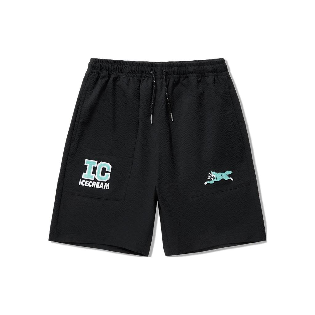 Li Ning x ICECREAM Casual Shorts Men's Black AKSU795-2