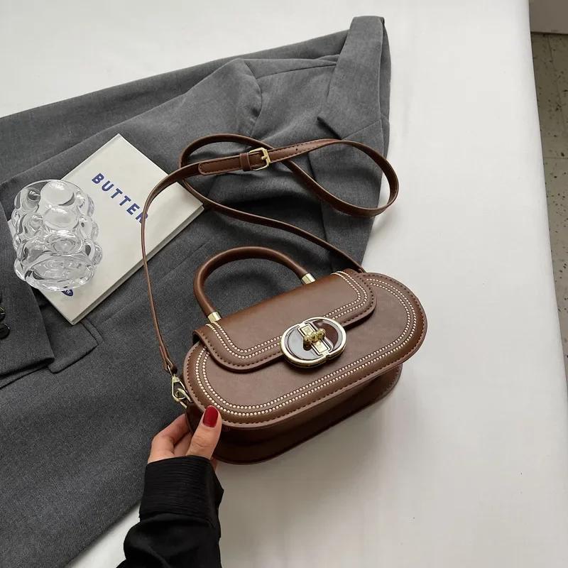Fashion Ladies Bag Retro Girls Armpit Bag European Ladies Hundred Shoulder Crossbody Bag