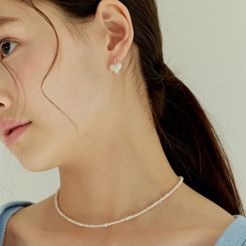 

murmur [925silver]Adorable pearl necklace Silver