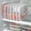 Refrigerator Frozen Meat Four-Compartment Storage Box Food-Grade Freezer Box