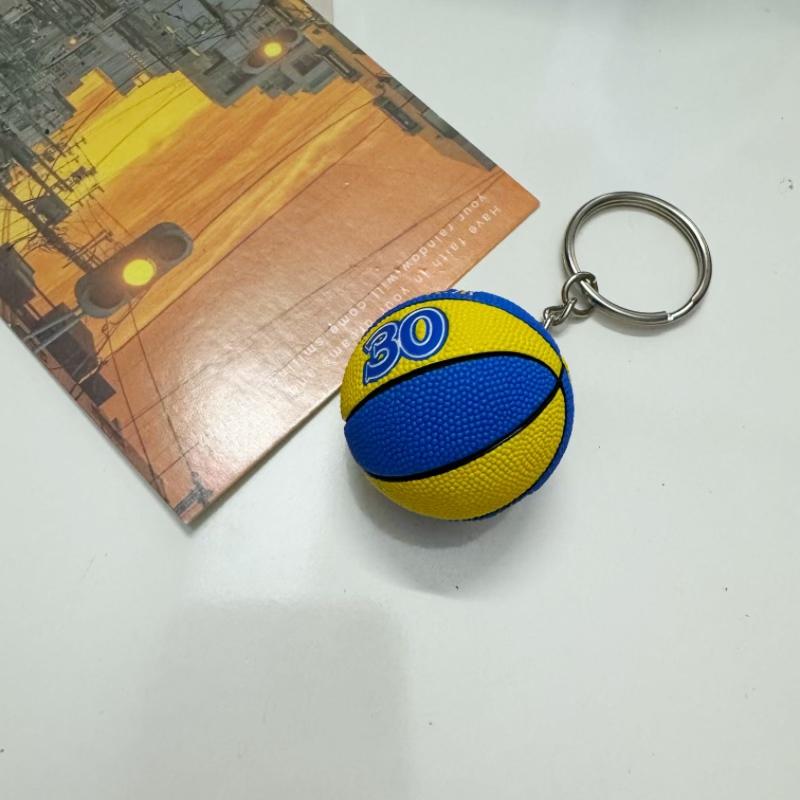 Curry Basketball Keychain Car Key Ring Star Fan Key Chain Ball Bag for Men Boy Car Keyring Lover Trinket Gifts Toys Accessories