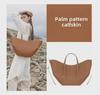 2024 Autumn Large Capacity Genuine Leather Women's Wing Tote Bag