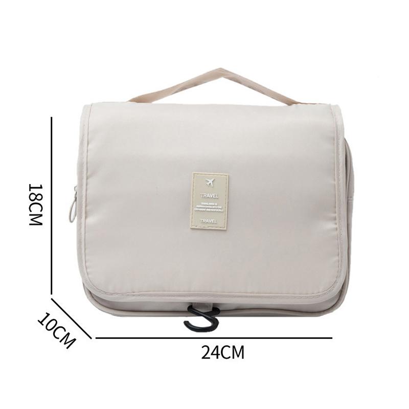Portable Hook Toilet Bag Multi Functional Travel Waterproof Wear Resistant Multi Layer Storage Large Capacity Makeup Bag