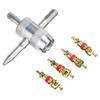 Installer Tool Tire Screwdriver Valve Core Wrench Valve Stem Core Remover Valve Core Removal Tool