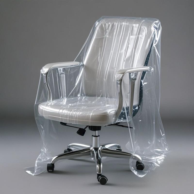 Transparent Elastic PE Waterproof Massage Chair Cover Dustproof Anti Scratch Furniture Protector