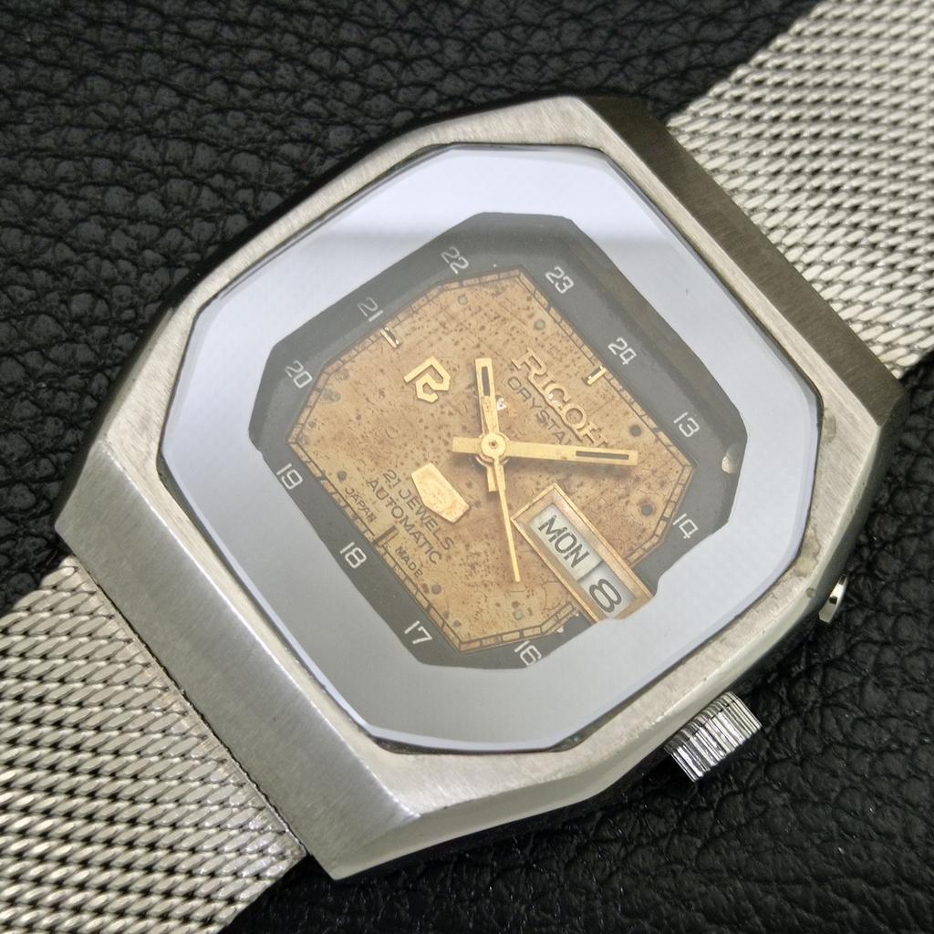 VINTAGE RICOH R31 AUTOMATIC JAPAN MENS ORIGINAL DIAL WATCH A708015-1