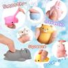 10 Pieces Random Release Pressure Toy Animals Space Earth Zoo Rabbit Papa Dog Style Parent Child Puzzle Interactive Playthings