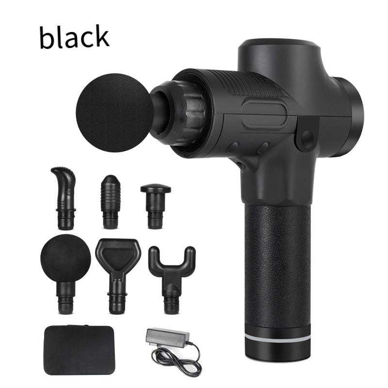 Fascia Gun Carbon Multi Force Adjustment Impact Massage Deep Muscles Neck Back Deep Tissue Muscle Relaxation Pain Relief Fitness