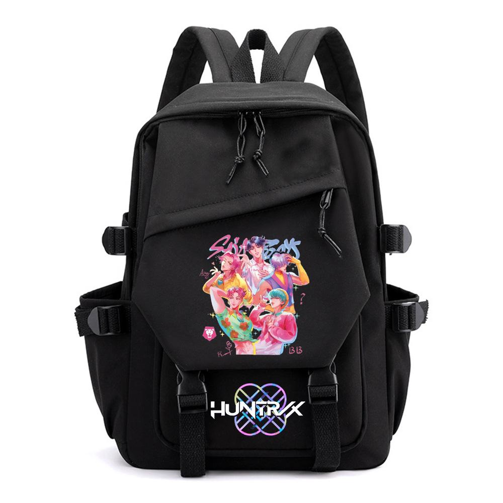 Anime K-Pop Printed Waterproof Backpack for Teen Boy Gril Schoolbag Children Student Women Large Capacity Travel Bag Kid Gift Mochila